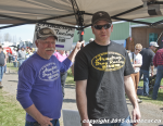 John Morris and Glen Conway promoting Arm Drop Drag Racing at the Historic Picton Airfield May 23rd.