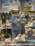 Dave Coombs, Trenton Ont. at Stirling Flea Market.