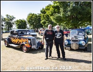Wheels on the Bay 2018, George and Dave Watson